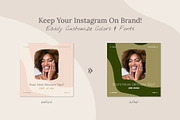 Abstract Carousel Templates CANVA XD, a Social Media Template by Elissa Mae Creative (Thumbnail 6 of 15)