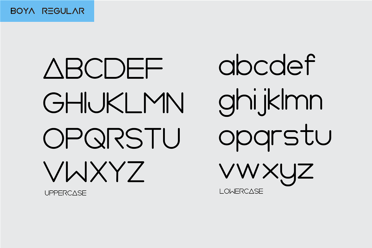 BOYA (Rounded Font ) preview 5