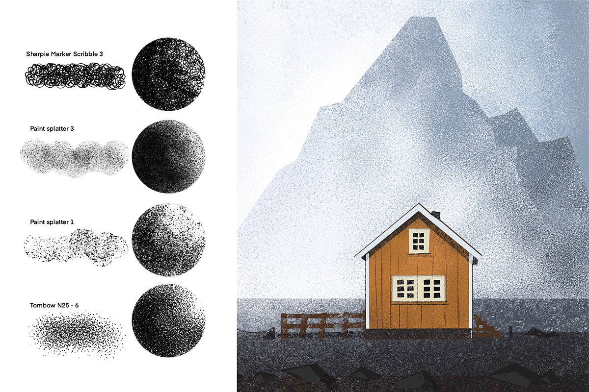 Procreate Texture Toolkit, a Brush Add-On by Kassandra Escoe (Photo 2 of 9)