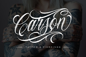 Bandito Script Tattoo Font