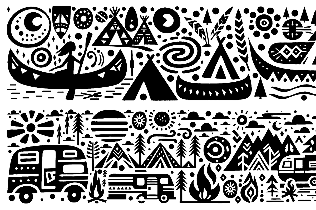 Outdoor Illustration, Tribal Folk, a Decorative Illustration by devastd (Photo 25 of 27)
