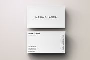 Black & White Modern Business Card, a Business Card Template by Blank Studio (Thumbnail 2 of 2)