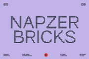 Napzer Bricks, a Sans Serif Font by Craft Supply Co. (Thumbnail 1 of 8)