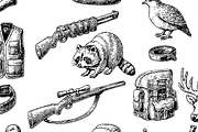 Hunting Gear Vintage Set, an Object Graphic by RT Studio (Thumbnail 2 of 4)