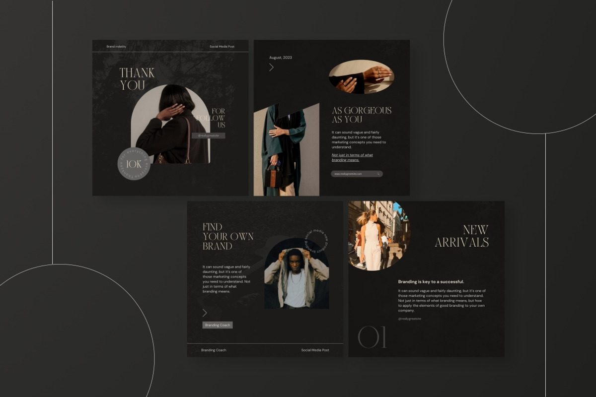 Luxury Branding Coach Canva Template, a Social Media Template by Brandearth RRGraph (Photo 8 of 8)