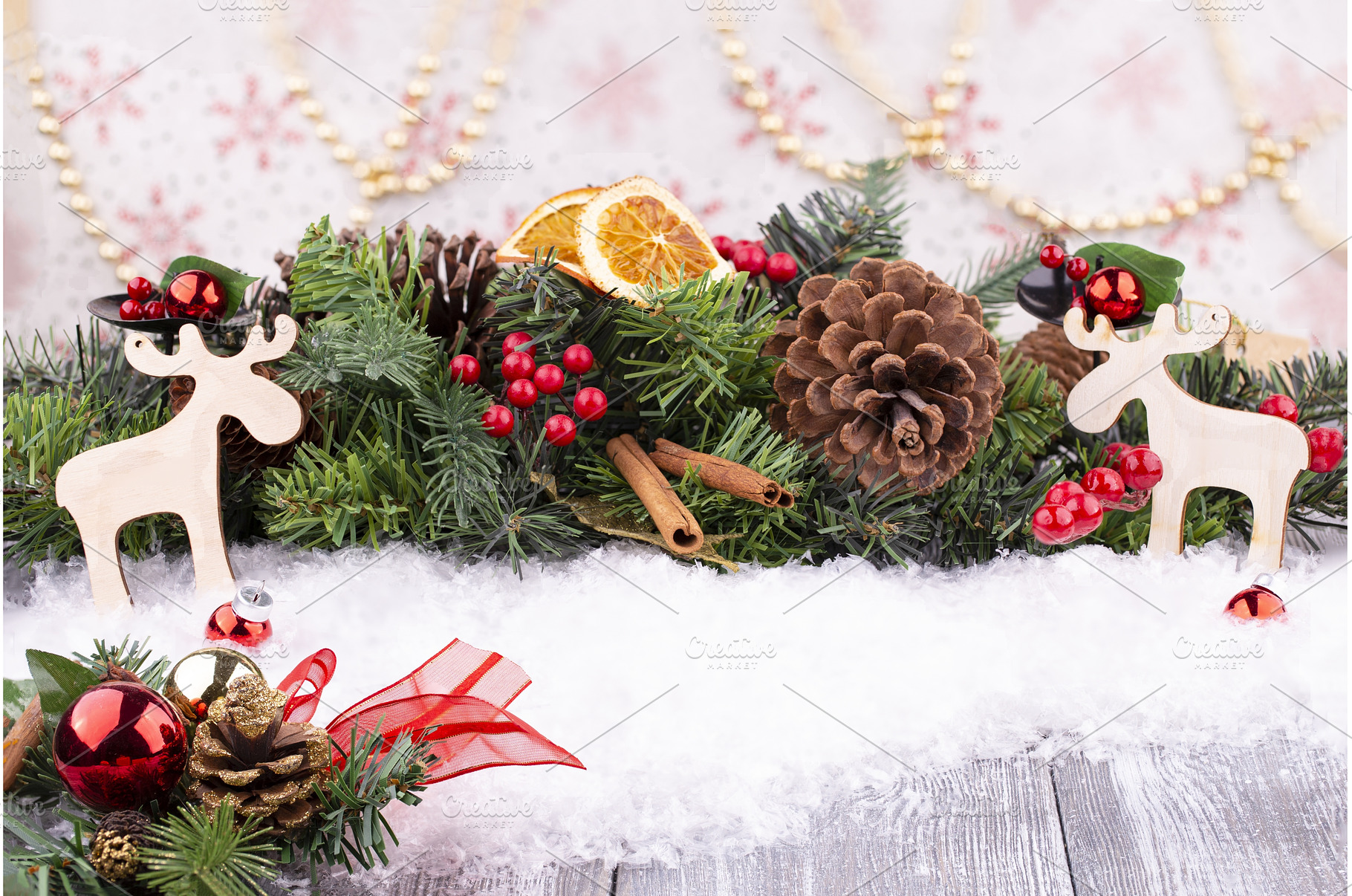 Christmas festive background with, a Holiday Photo by Diary of impressions