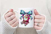 Santa Coquette Bow PNG, an Illustration by designcity5 (Thumbnail 7 of 8)