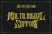 Zorvex – Heavy Metal Logo Font, a Blackletter Font by Letterara (Thumbnail 13 of 15)