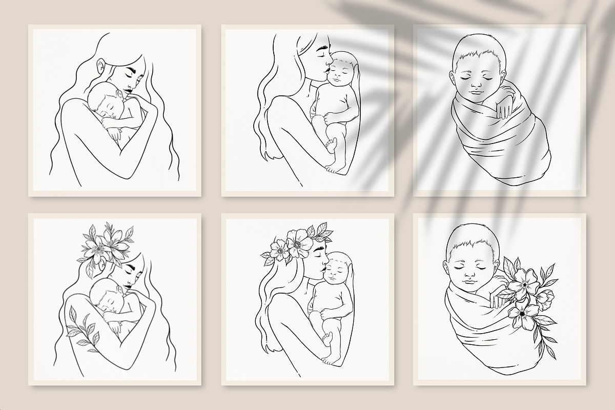 Women & flowers BUNDLE, a Graphic by heyXeni (Photo 23 of 68)