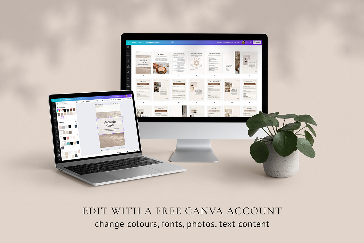 Strengths Flashcard Canva Templates, a Templates & Theme by Miri Campbell (Photo 5 of 8)