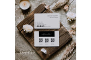 Boho Business Card PSD Mockup, a Mockup by Kelligraphy Co. (Thumbnail 2 of 2)