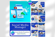 Social Media Manager -Canva Posts, a Social Media Template by Viral Content Design (Thumbnail 17 of 17)