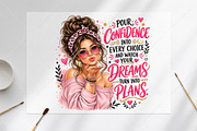 Pour Confidence Pink Leopard Messy, a Seasonal Illustration by Canvas Craft (Thumbnail 6 of 6)