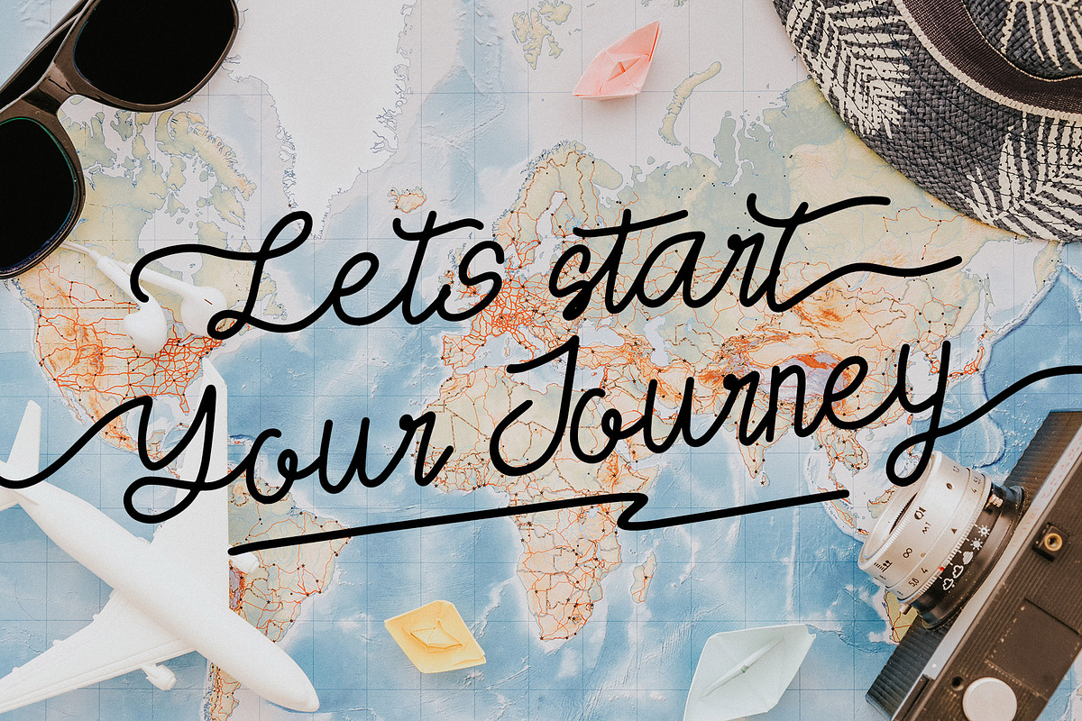 Yunita a Handwritten Script Font, a Script Font by Dawnside Graphic (Photo 2 of 11)