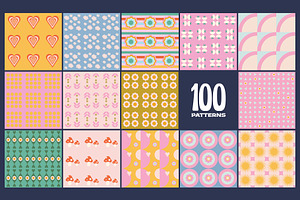 200 Vector Mosaics & Patterns