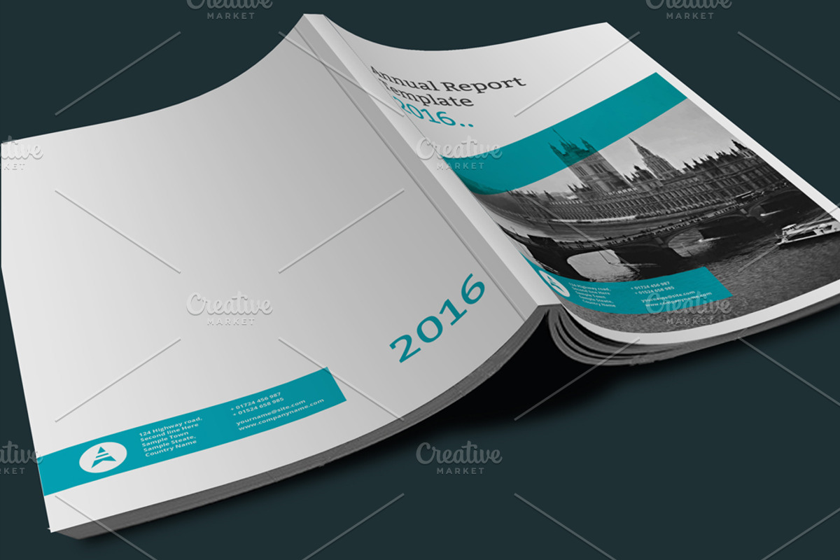 36 Pages Annual Report, a Brochure Template by alimran24 (Photo 7 of 8)