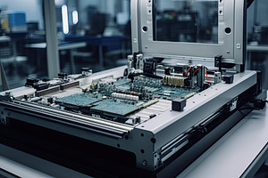 3d printed circuit board in modern t, a Photo by Iftikhar Alam