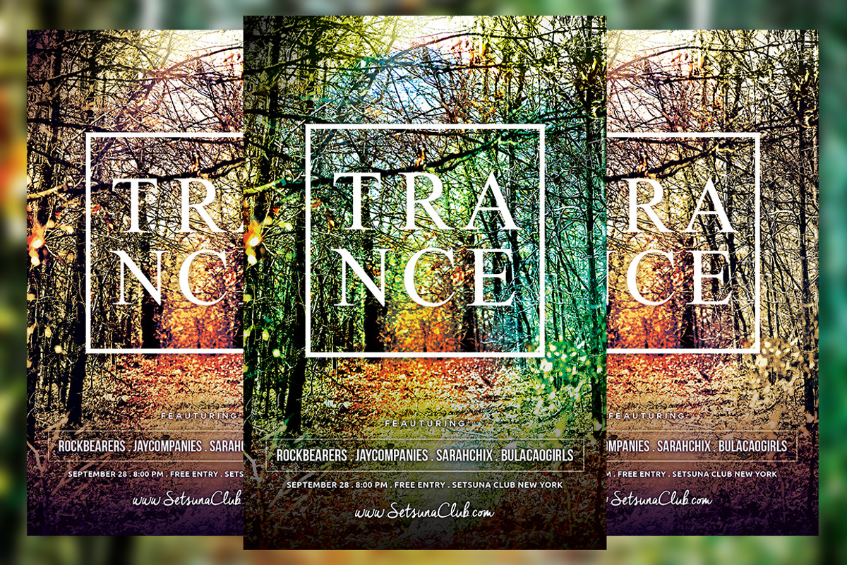 Trance Flyer, a Flyer Template by KiraYamato Design Studio