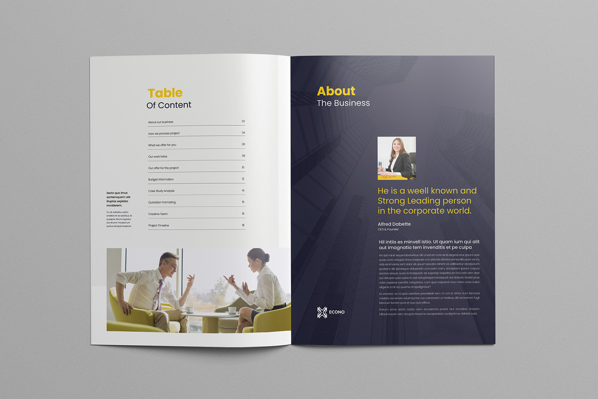 Proposal Template | Canva preview 2