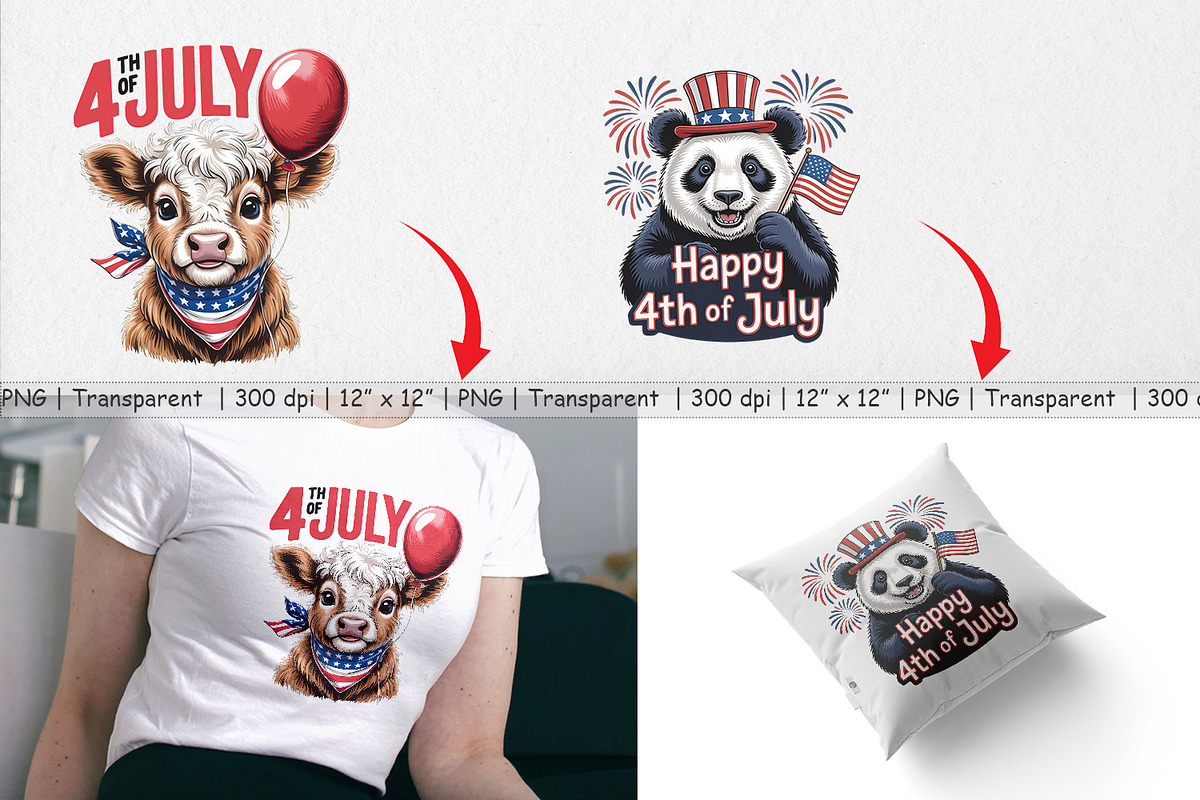 Patriotic Animal, a Graphic by Artnoy (Photo 3 of 5)