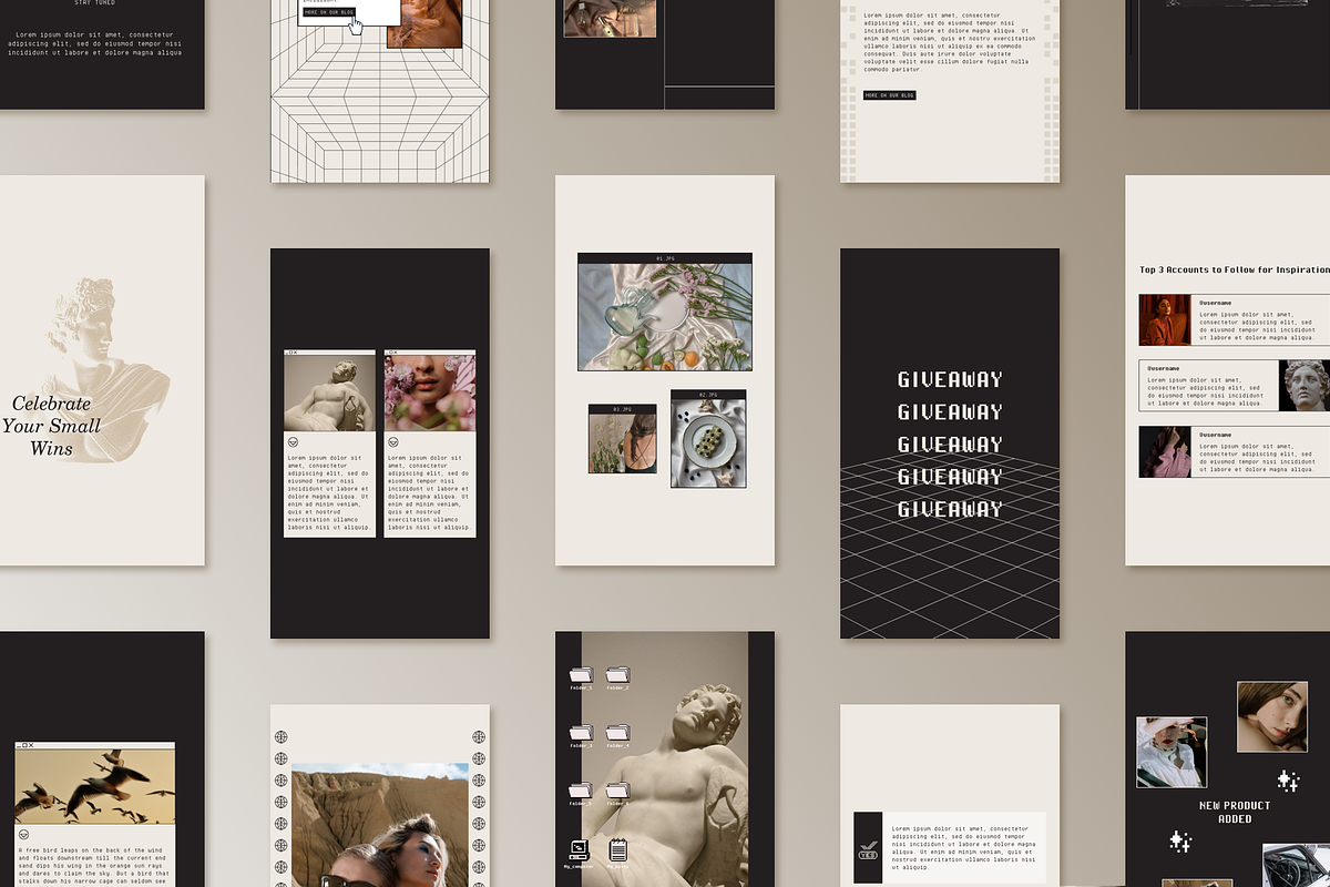Retro Instagram Template | Canva, a Social Media Template by Bonumo (Photo 3 of 13)