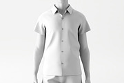 Button Up Shirt Mockup, a Shirt Mockup by zpackcreative (Thumbnail 3 of 4)