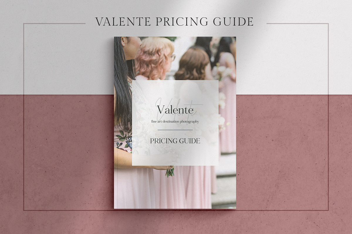 Valente CANVA Pricing Guide, a Magazine Template by Gillian Sarah (Photo 7 of 13)