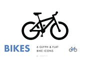 Bike Icons, an Icon by Iconify.it (Thumbnail 3 of 3)