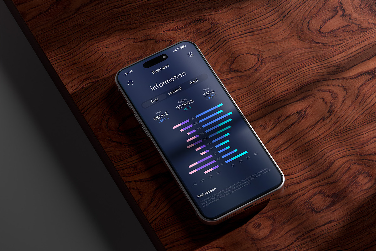 iPhone 17 Pro Max Mockup Kit, an iPhone Mockup by Illusiongraphic (Photo 7 of 15)