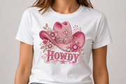 Pink Howdy Cowgirl Hat PNG, a Sport Illustration by Pixels.Craft (Thumbnail 2 of 8)