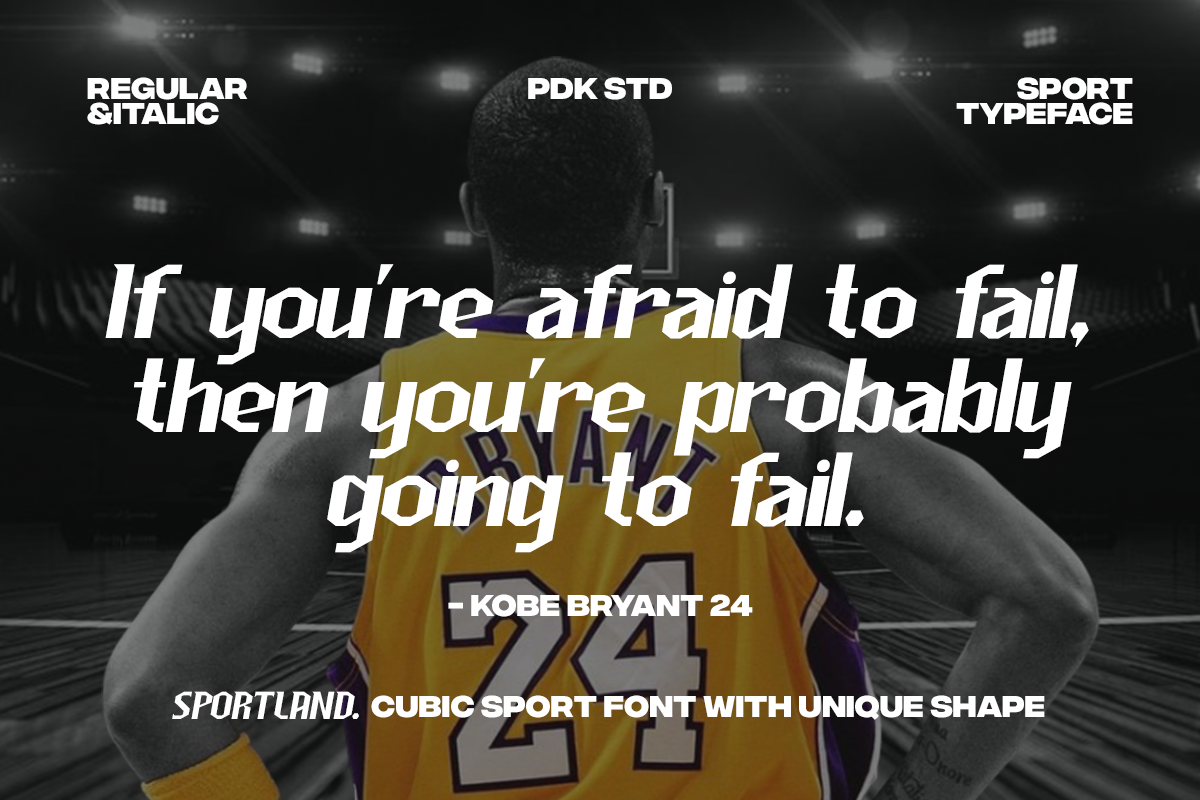 Sportland - Sport Race Font, a Sans Serif Font by Pandeka Studio (Photo 10 of 12)