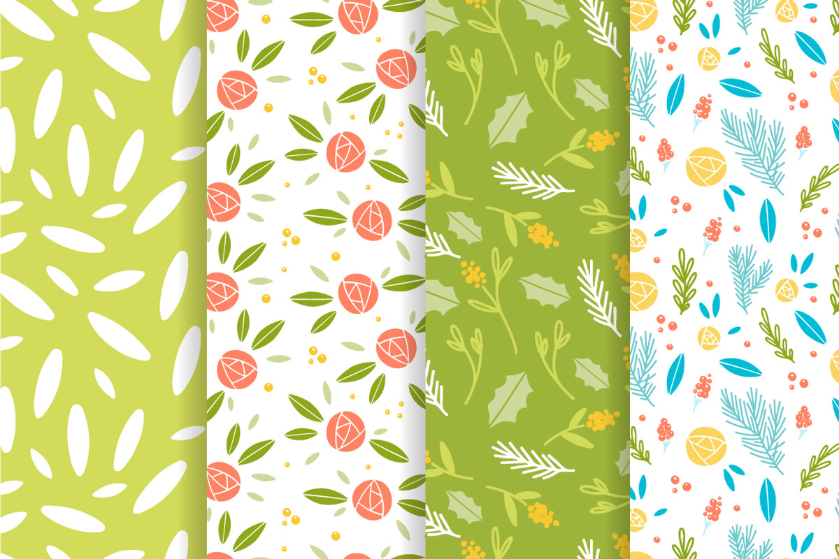 Meadow 100 floral seamless patterns, a Pattern Graphic by DariSmartArt (Photo 14 of 33)