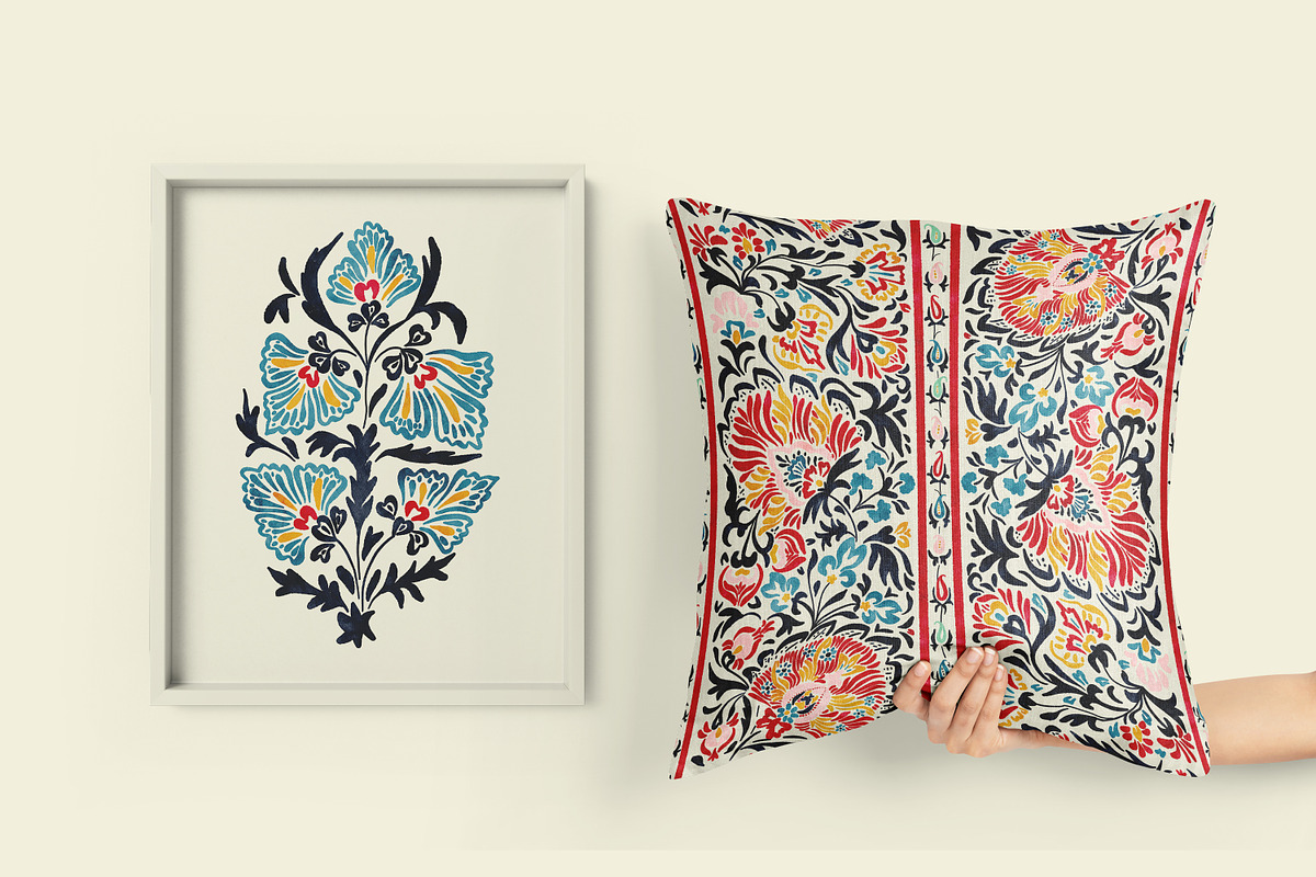 Modern Suzani collection, a Decorative Illustration by Mona Ahmed (Photo 3 of 11)