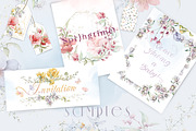 Wildflowers Watercolor bloom set, a Decorative Illustration by Edith’s World (Thumbnail 2 of 9)