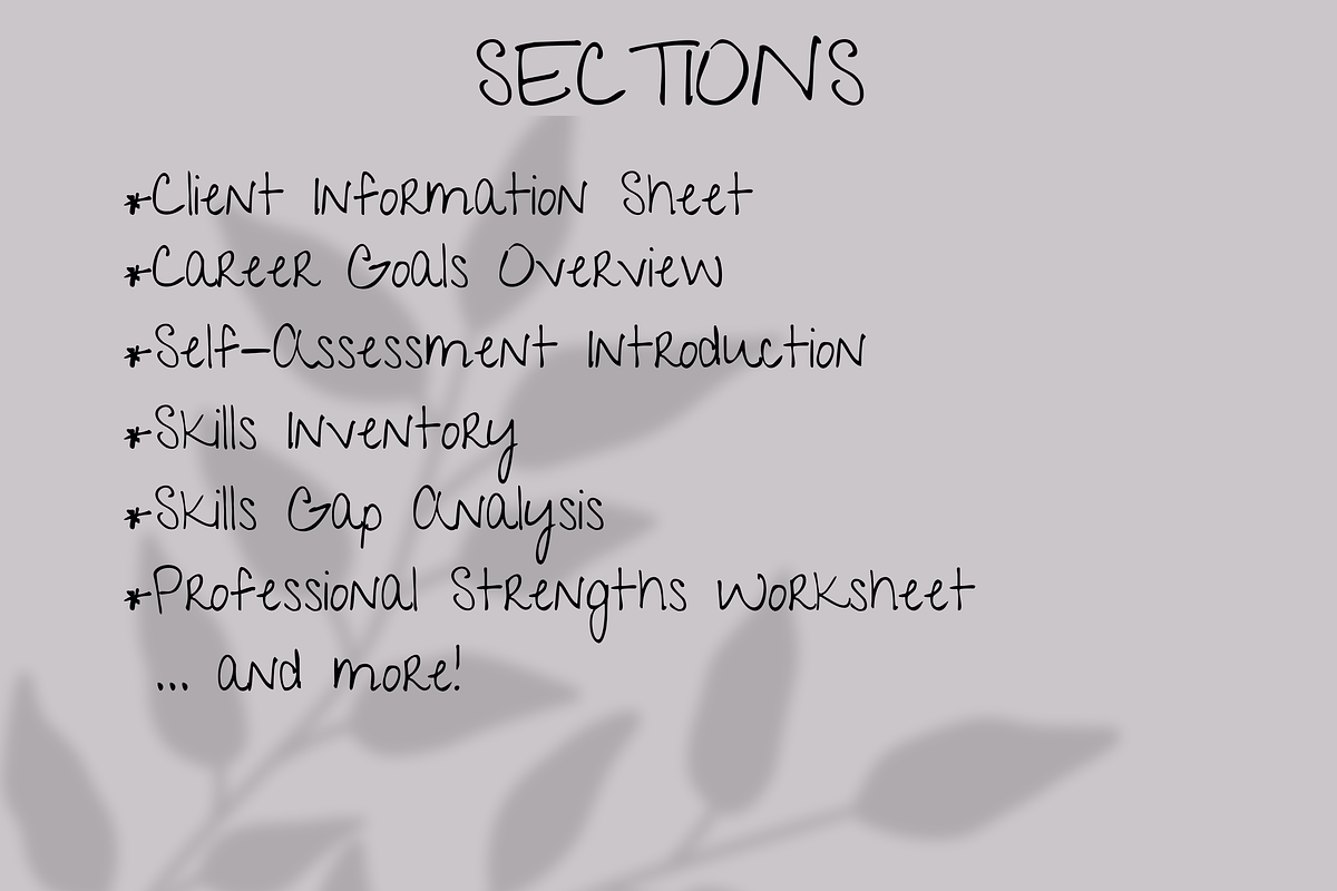 CAREER COACH WORKBOOK TEMPLATE, a Brochure Template by Daring Digies (Photo 8 of 9)