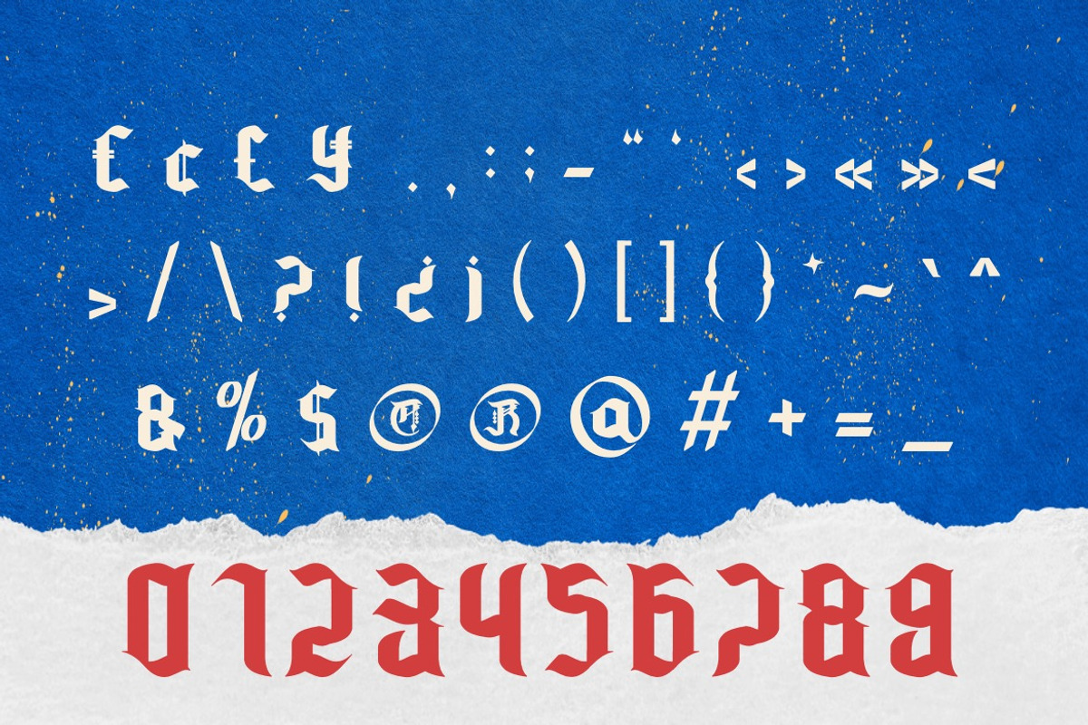 Cloestu - Classic Blackletter Font, a Blackletter Font by Dhabee (Photo 9 of 15)