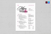 Modern Y2K Resume Template, a Resume Template by BrandPacks (Thumbnail 1 of 4)