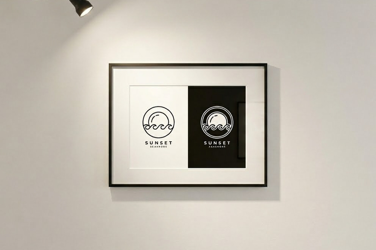 Minimalist Sunset Seashore Logo, a Branding & Logo Template by Saba Vector (Photo 2 of 3)