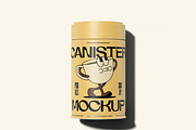Tin Canister Mockup 2 Views, a Packaging Mockup by graphicsauce (Thumbnail 4 of 4)