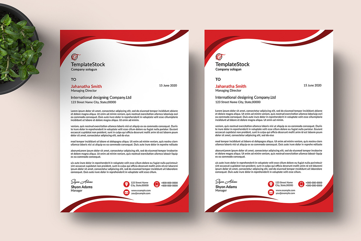 Business Letterhead preview 2