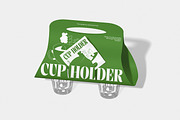 Cup Holder Mockup, a Cups & Container Mockup by Unerispace (Thumbnail 4 of 5)