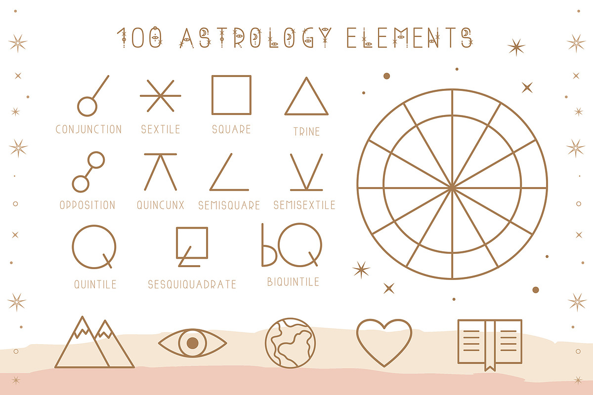 Astrology mystical font, a Script Font by JuliyArt (Photo 9 of 12)
