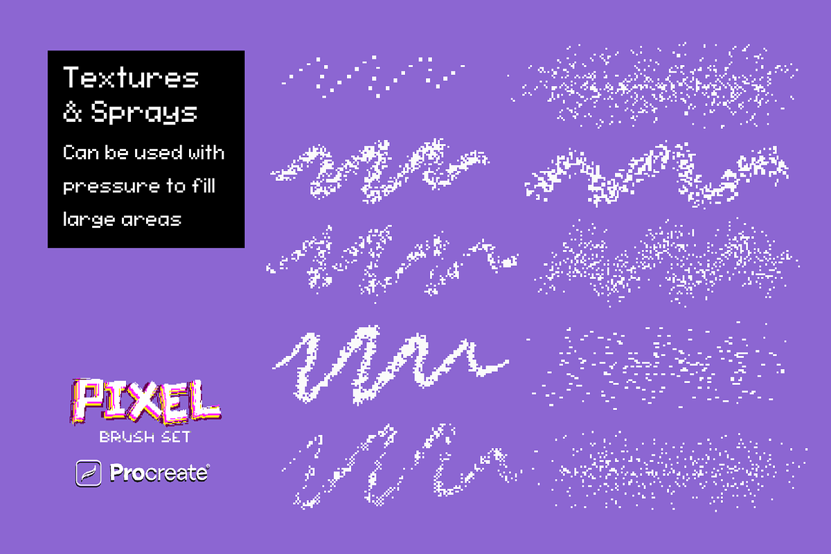 Pixel Brushset for Procreate, a Brush Add-On by wwowly (Photo 3 of 3)