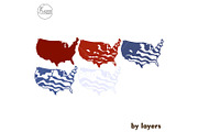 Independence Day Template USA Flag, a Templates & Theme by LaserCutano (Thumbnail 5 of 7)