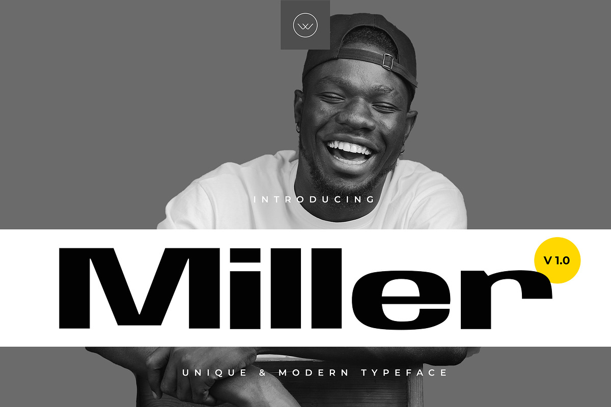 Miller - Modern Typeface, a Sans Serif Font by Webhance Studio (Photo 1 of 6)