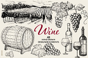 Wine & Grapes Illustations Set, a Food Illustration by Live line (Thumbnail 8 of 9)