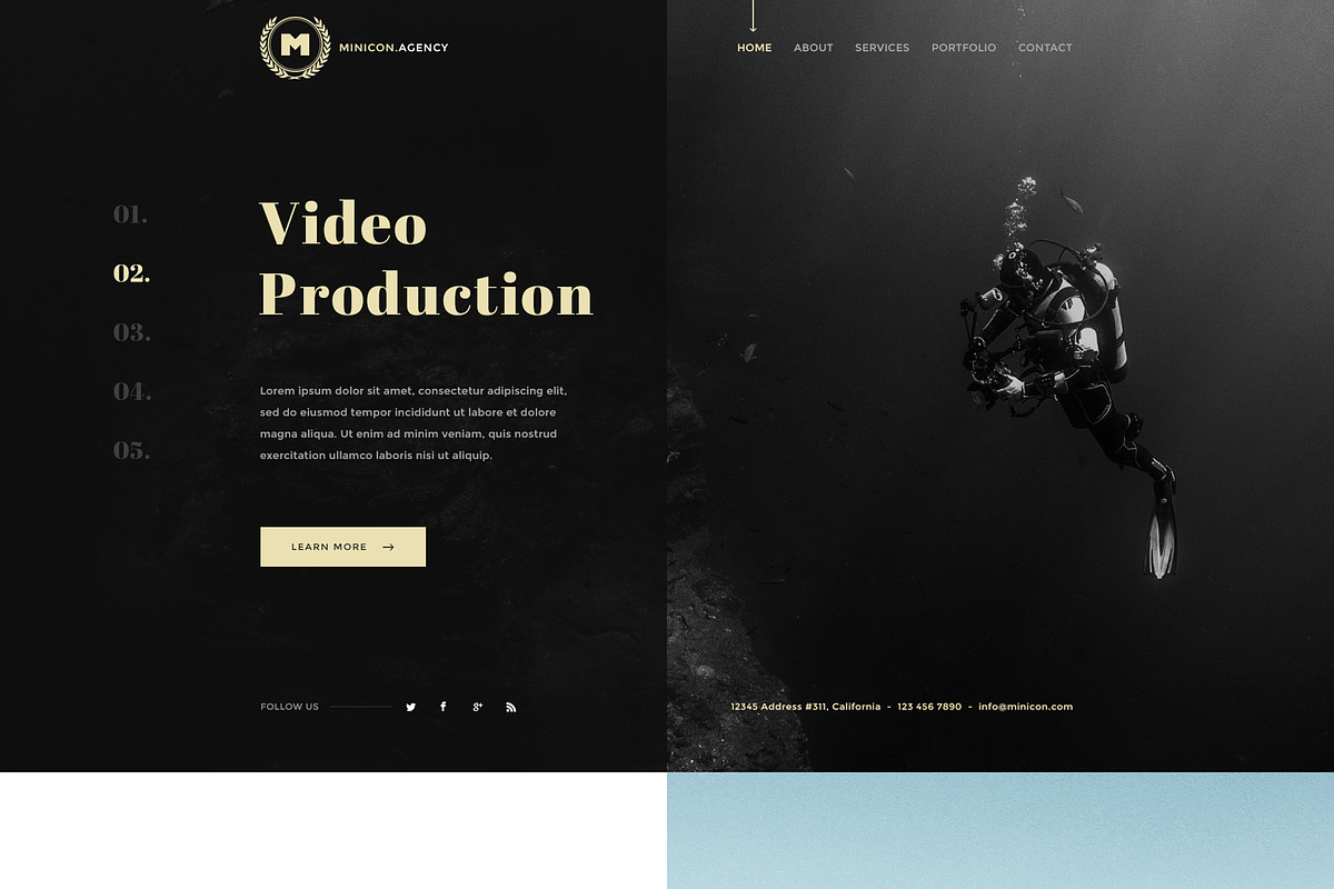 Minicon HTML and PSD Template, a HTML Template by PSDFY (Photo 2 of 10)