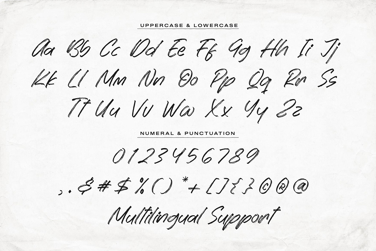 Ramble Hand - Brush Handwritten Font, a Handwritten Font by Graha Type (Photo 8 of 8)