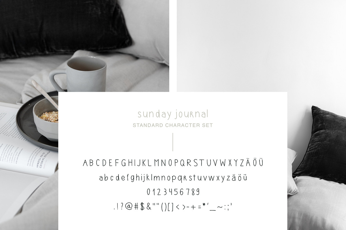 Sunday Journal · Handwriting Font, a Handwritten Font by Lagom Studio (Photo 3 of 8)