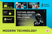 Modern Technology PowerPoint, a Presentation Template by Antstheme (Thumbnail 1 of 4)